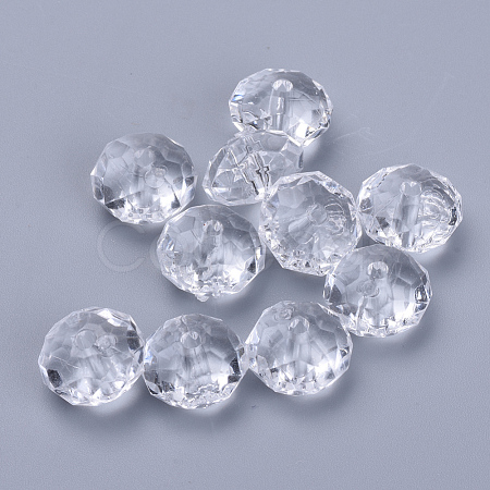 Transparent Acrylic Beads X-TACR-Q258-22mm-V01-1