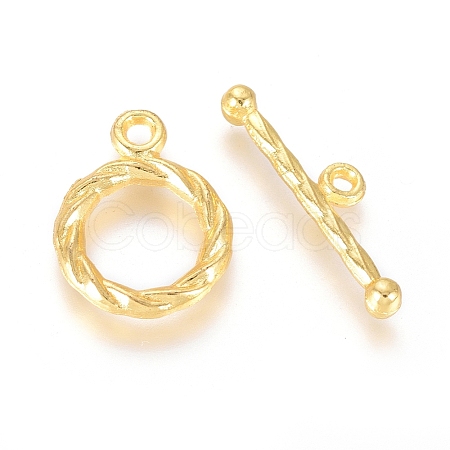 Alloy Toggle Clasps PALLOY-G117-05G-1