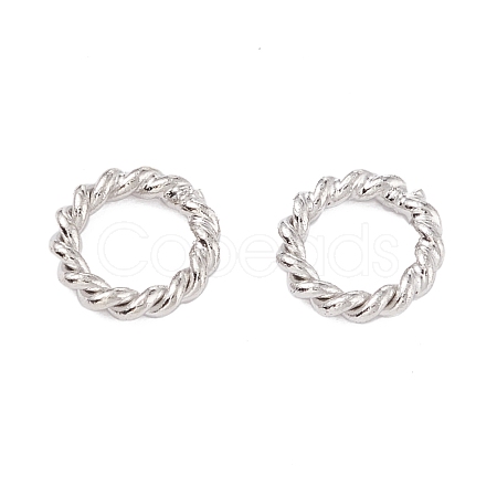 Brass Soldered Closed Jump Rings KK-K253-15A-01P-1