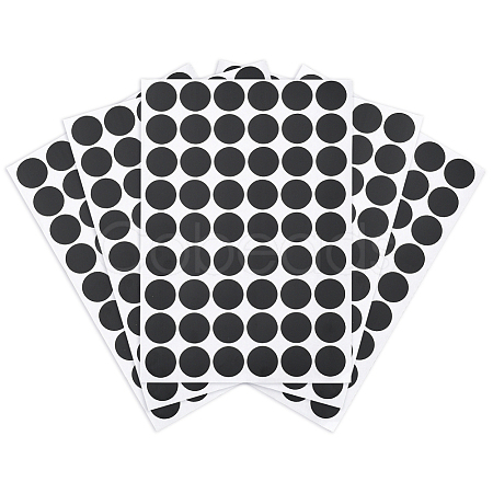 5 Sheets PVC Self-Adhesive Stickers DIY-SP0006-19C-1