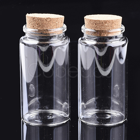 Glass Jar Glass Bottles Bead Containers AJEW-S074-03C-1