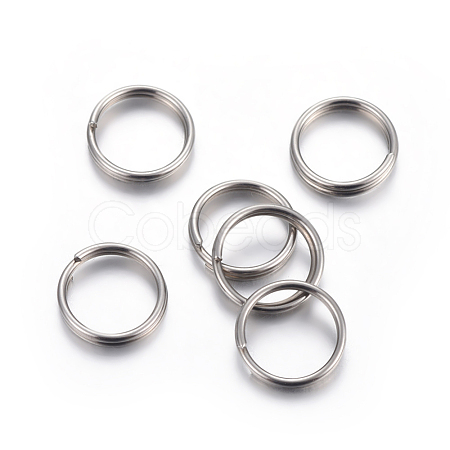 Tarnish Resistant 304 Stainless Steel Split Rings STAS-P223-22P-06-1