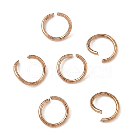 304 Stainless Steel Open Jump Rings STAS-Z150-01E-RG-1