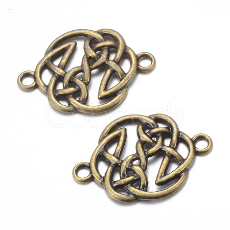 Tibetan Style Alloy Links X-TIBE-S299-035AB-NR-1