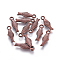 CCB Plastic Pendants, Fish, Red Copper, 21x7x3mm, Hole: 2.5mm