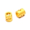 Alloy Letter Beads, Column, Matte Gold Color, Letter.V, 6.5x6mm, Hole: 3mm