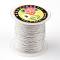 Round Metallic Thread, 12-Ply, WhiteSmoke, 1mm, about 54.68 yards(50m)/roll