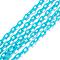 Opaque Acrylic Cable Chains, Oval, Dark Turquoise, 13x8x2mm, 19.68 inch(50cm)/strand