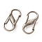 Zinc Alloy DIY Bags Adjustable Clasps Accessories, Bags Buckle, Antique Silver, 2.75x1.3x0.7cm