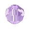 Preciosa&reg Crystal Beads, Czech Crystal, 451 19 602 Round, 20310 Violet, 5mm, Hole: 1mm