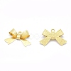 Brass Pendants KK-P155-25G-NR-2