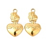 Ion Plating(IP) 304 Stainless Steel Pendants STAS-L268-023G-2
