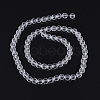 Transparent Glass Bead Strands X-GLAA-R095-8mm-15-2