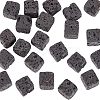Natural Lava Rock Beads Strands G-WH0018-034C-1