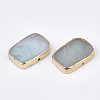 Electroplate Natural Flower Amazonite Beads G-S344-98-2