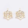 Brass Pendants KK-I622-13G-B-NF-2