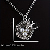 Alloy & Imitation Pearl Pendant Necklaces FS-WG171EF-01-2