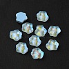 Paw Print Resin Cabochons MRMJ-WH0012-35A-1