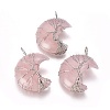 Natural & Synthetic Mixed Stone Tree of Life Wire Wrapped Pendants G-L520-E-P-2