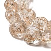 Handmade Gold Sand Lampwork Beads Strands LAMP-L079-04E-3