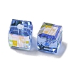 Electroplate Glass Beads EGLA-Z004-04A-08-2