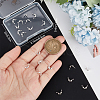 20Pcs 925 Sterling Silver Bead Tips STER-BBC0002-09-3