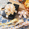 3Rolls 3 Colors Sun Pattern Polyester Ribbon OCOR-TA0003-30-7