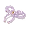 Butterfly Brass with Glass Cabochons PALLOY-JF02869-4