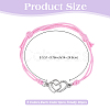 30Pcs 5 Colors Waxed Cotton Cord for DIY Bracelet Making AJEW-HY00006-2