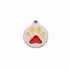 304 Stainless Steel Enamel Charms STAS-Q242-039B-1