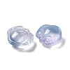 Transparent Glass Pendants GLAA-D025-08K-2