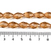 Transparent Glass Beads Strands EGLA-N013-T8mm-D21-4