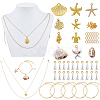 DIY Ocean Necklaces/Bracelets Making Kits DIY-SP0006-30-1