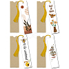 4Pcs Acrylic Bookmarks AJEW-GL0001-73A-1