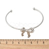 304 Stainless Steel Cuff Bangles BJEW-B107-01P-5