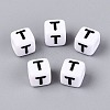 Opaque Acrylic Beads SACR-N020-04A-T-1