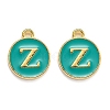 Golden Plated Alloy Enamel Charms ENAM-Q437-15Z-1
