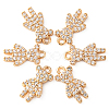 Brass Micro Pave Cubic Zirconia Charms ZIRC-CJ0001-13-1