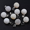 Natural Agate Charms G-Q998-036C-2