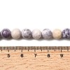 Natural Purple Stripe Jasper Beads Strands G-K350-C03-8mm-01-5