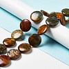 Natural Picasso Stone/Picasso Jasper Beads Strands G-B032-C01-4