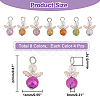 PandaHall Elite 4 Sets Acrylic Pendants FIND-PH0010-09-2