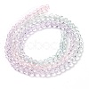 Transparent Painted Glass Beads Strands DGLA-A034-T4mm-A23-5