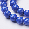 Natural Mashan Jade Round Beads Strands X-G-D263-8mm-XS08-2
