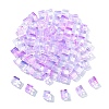100Pcs Baking Paint Transparent Glass Beads DGLA-YW0001-35H-1