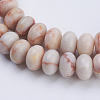 Natural Red Line Jasper Beads Strands G-P354-15-8x5mm-3