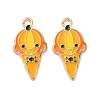 Alloy Enamel Pendants FIND-G055-16G-2
