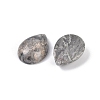 Natural Map Stone Cabochons G-H094-01A-34-2