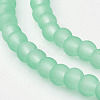 Baking Paint Transparent Glass Bead Strands X-GLAA-S031-4mm-29-1