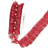 Polyester Embroidery Flower Lace Trim OCOR-WH20006-84B-1